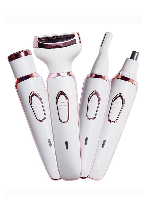 Signaxo Edge 4-in-1 Rechargeable Shaver Trimmer For Eyebrow Body Bikini Facial Hair Removal For women