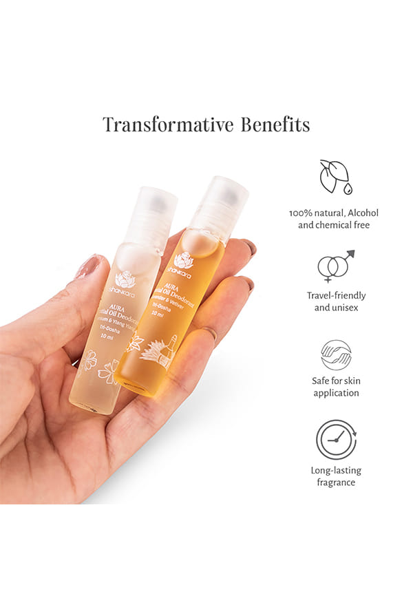 Aura Essential Oil Deodorant -Geranium & Ylang Ylang – thumbnail 3