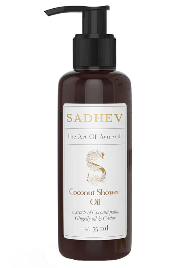 Ayurvedic Shower Oil - Coconut & Sunflower Seed Oil 75 ml