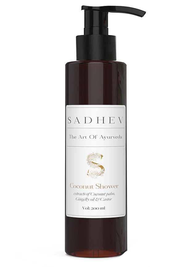 Ayurvedic Shower Oil - Coconut & Sunflower Seed Oil 200ml