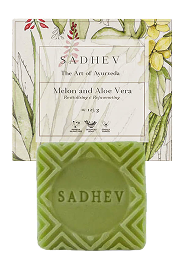 Ayurvedic Bathing Bar - Melon & Aloe Vera 125g