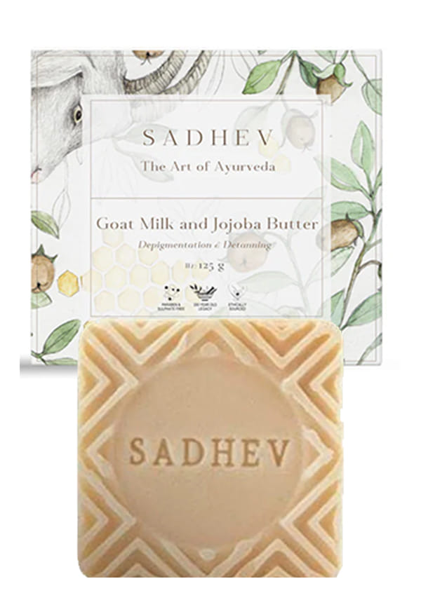 Ayurvedic Bathing Bar - Goat Milk & Jojoba Butter 125 g