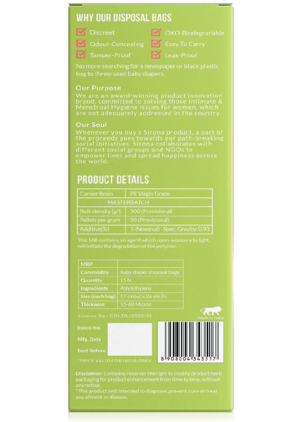 BodyGuard Baby Diapers & Sanitary Disposal Bag – thumbnail 2