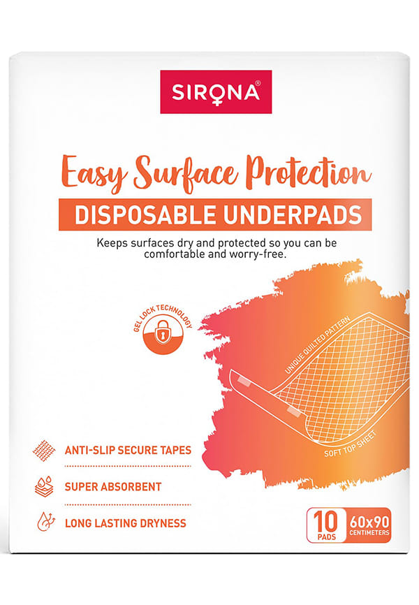 Sirona Disposable Underpads for Women Sirona Disposable Underpads for Women