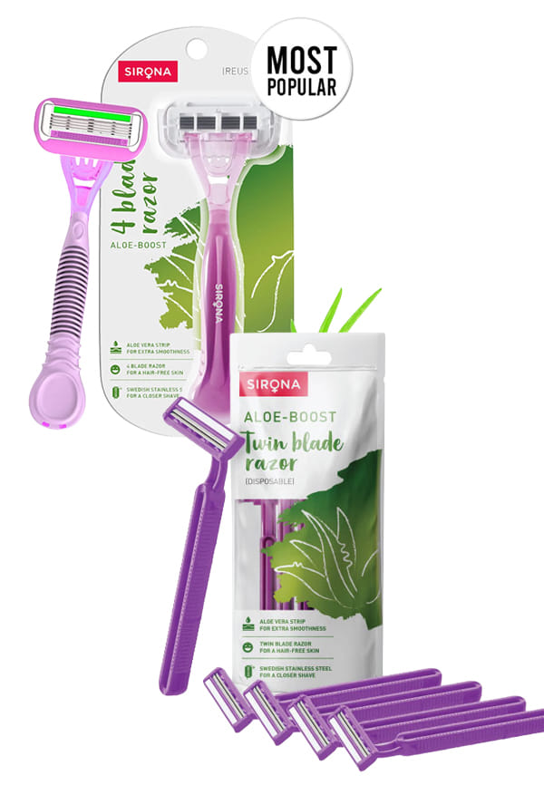 Aloe Hair Removal Razor & Disposable Shaving Razor Aloe Hair Removal Razor & Disposable Shaving Razor