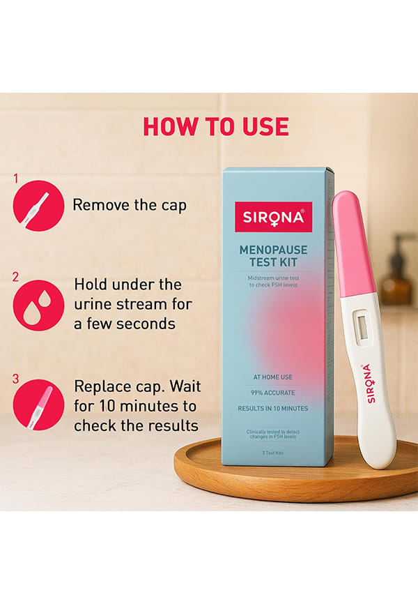 Menopause Test Kit, Midstream Urine Test To Detect FSH Levels – thumbnail 3