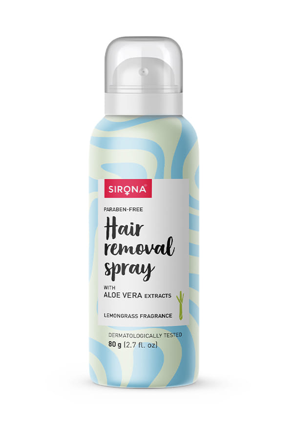 Hair Removal Spray Foam with Aloe Vera Extracts and Lemongrass Fragrance