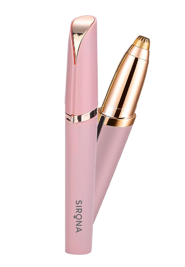 Battery Operated Mini Eyebrow Trimmer with Built-In Light