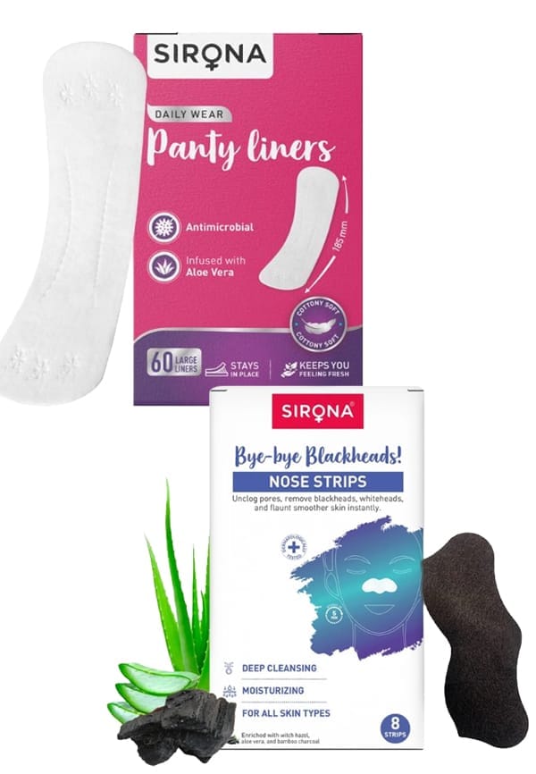 Panty Liner & Charcoal Nose Strip Panty Liner & Charcoal Nose Strip