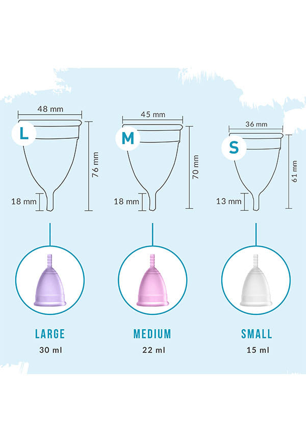 Reusable Menstrual Cup with FDA Compliant Medical Grade Silicone - Small – thumbnail 7