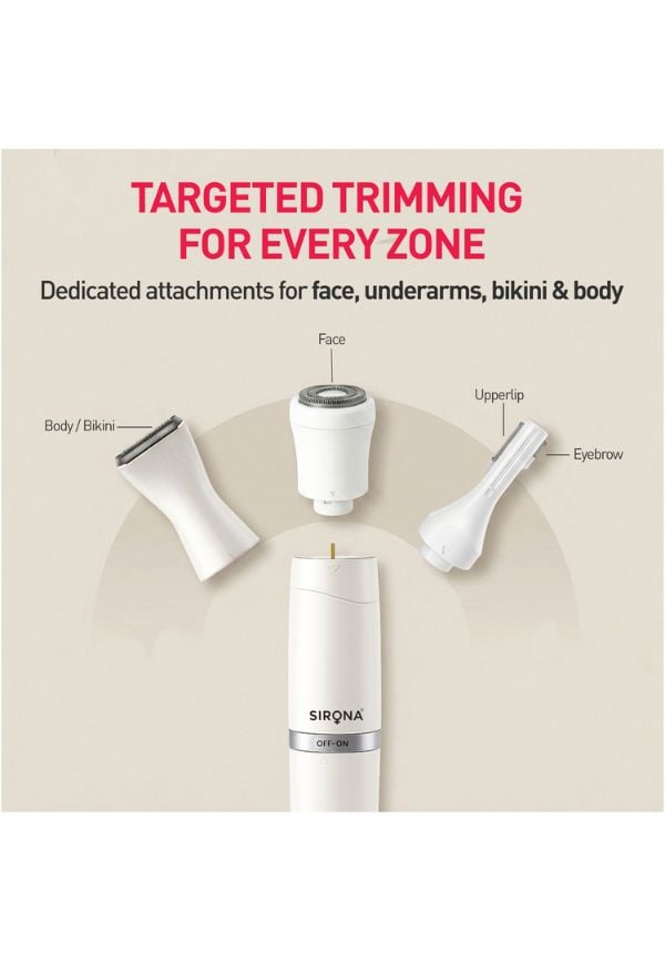 Sirona 6-in-1 Face & Body Trimmer – thumbnail 9