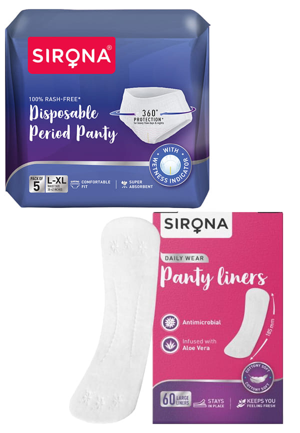 Large Panty Liner & L-XL Disposable Period Panty Large Panty Liner & L-XL Disposable Period Panty