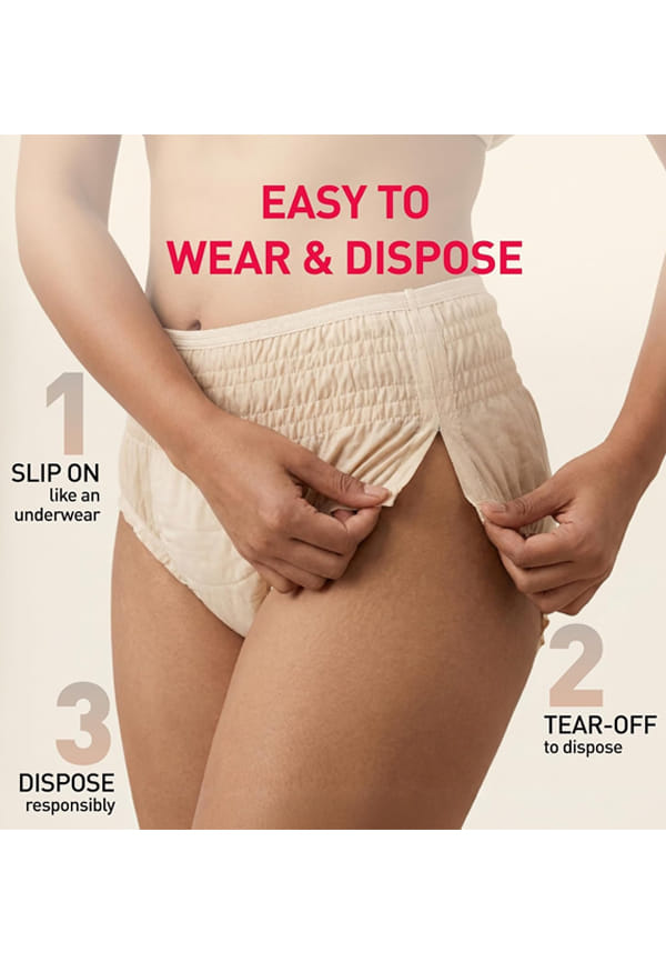Disposable Period Panties for 360 Degree Protection (L-XL) | Super Absorbent – thumbnail 8