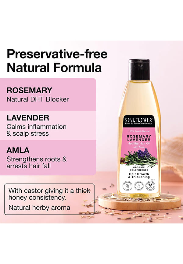 Rosemary Lavender Healthy Hair Oil – thumbnail 3