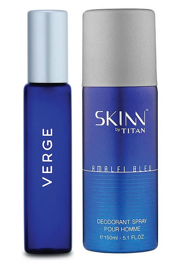 Verge Perfume for Men EDP& Skinn Deodorant Spray Amalfi Bleu