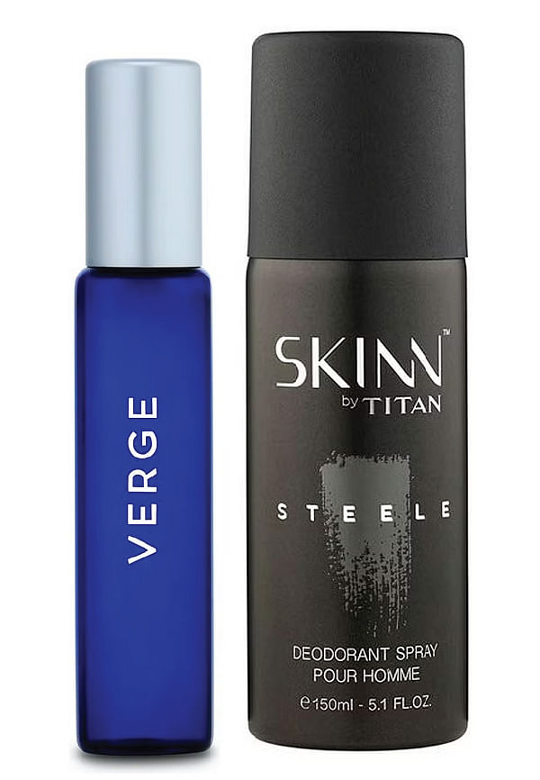 Verge Perfume EDP & Skinn Deodorant Spray Steele