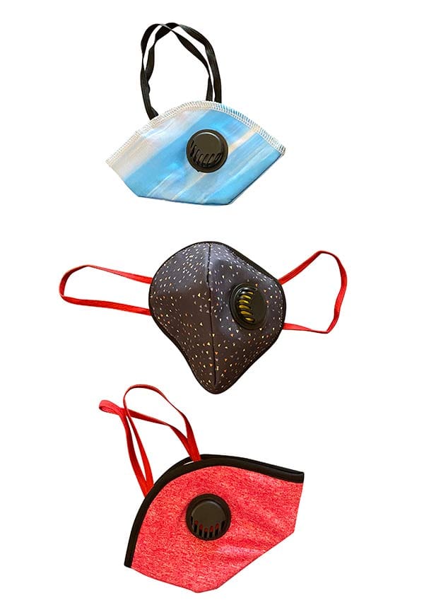 3 Layer Trendy Facemasks With Respirator 3 Layer Trendy Facemasks With Respirator
