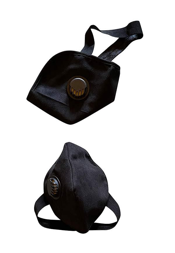 Suede Facemasks With Neck Strap And Respirator