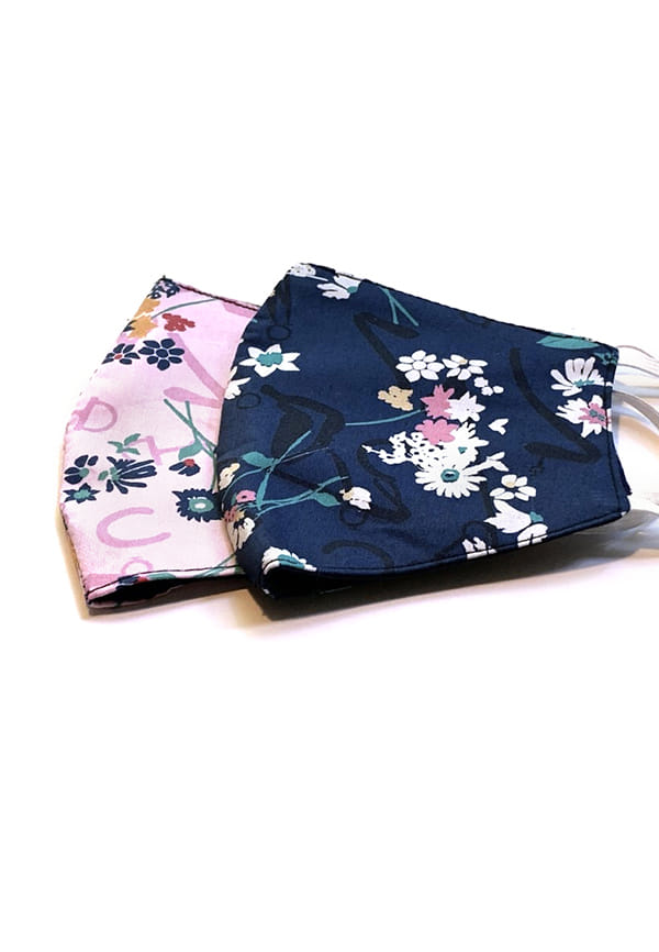 3 Layer Reusable Cotton Floral Facemasks 3 Layer Reusable Cotton Floral Facemasks