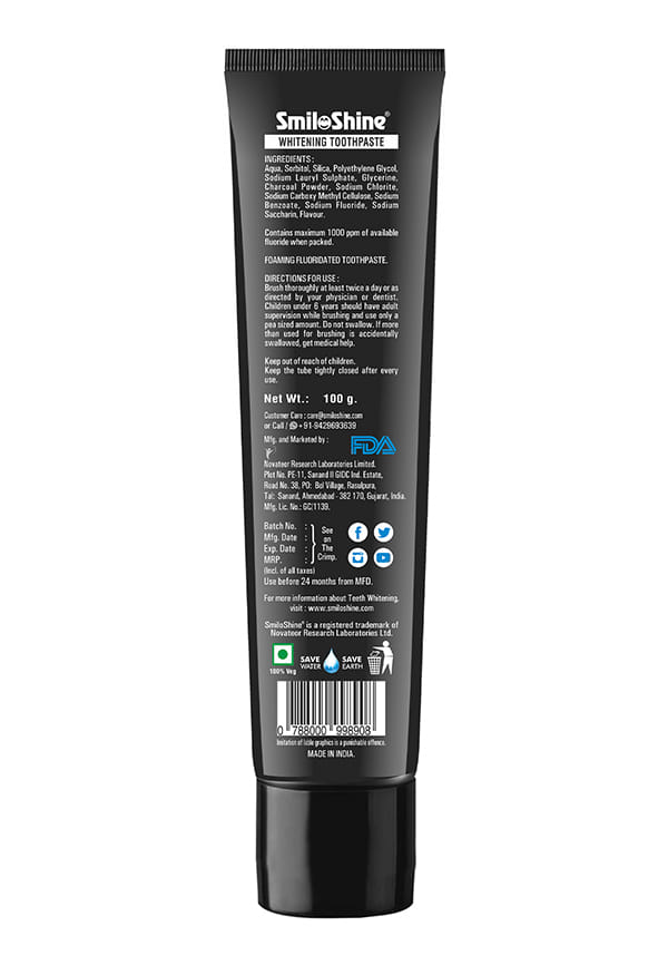 Whitening Toothpaste with Activated Charcoal – thumbnail 2