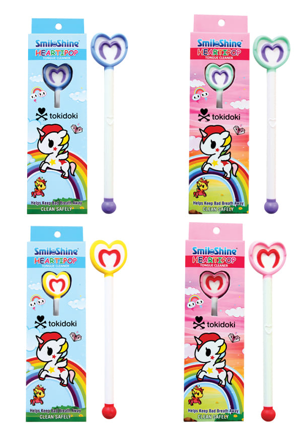 Unicorn Heartipop Tongue Cleaner For Kids