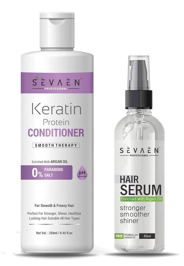 Keratin Conditioner And Professional Hair Serum Professional Range