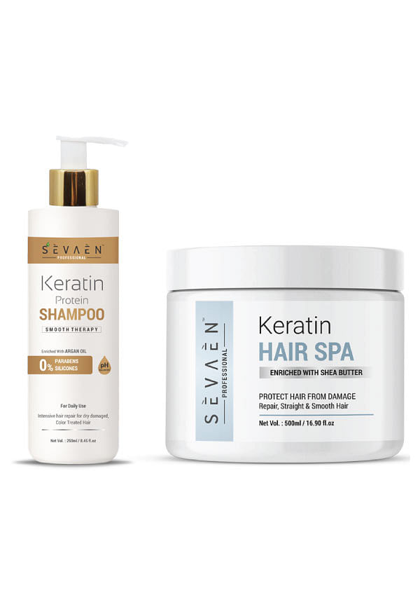Keratin Shampoo And Hair Spa Cream For Hair Dry&Damage repair And strengthening&Smoothing Hair With Deep Conditioning Treatment