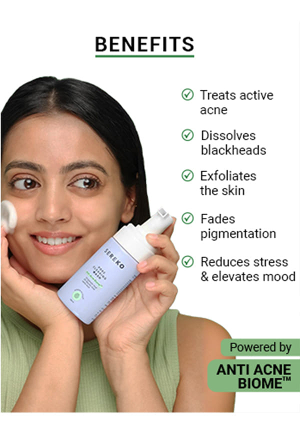 Anti-Acne Foaming Face Wash with 1% Salicylic Acid & 2% Glycolic Acid – thumbnail 2