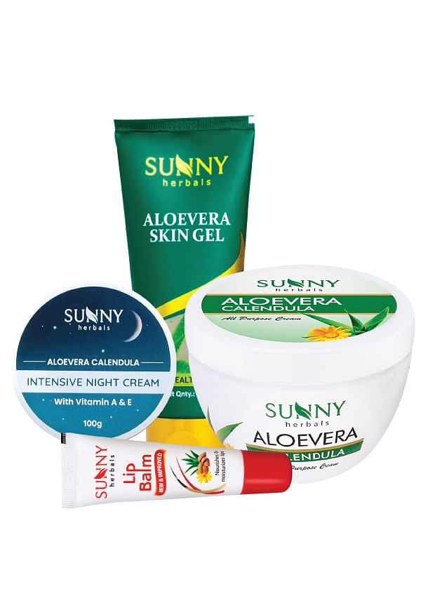 Lip Balm, Alovera Cream , Night Cream , Skin Gel