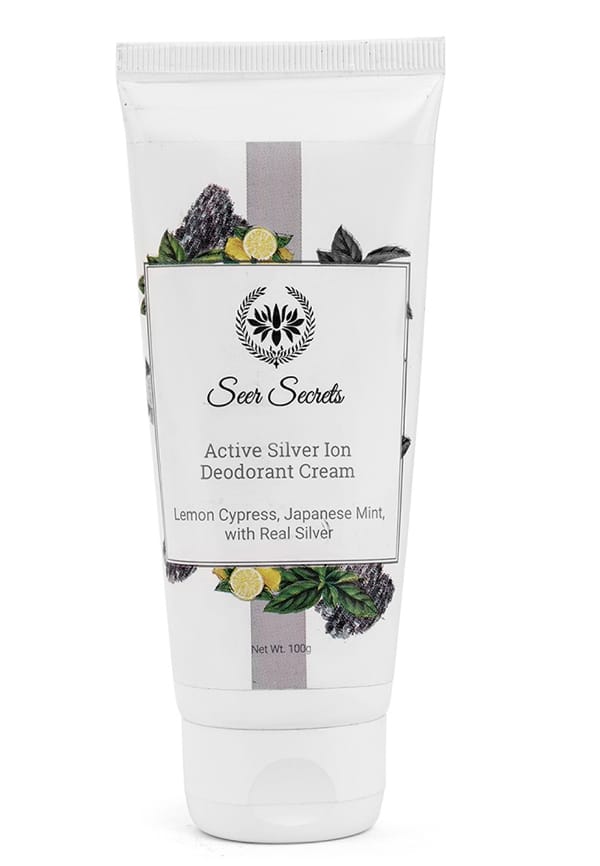 Lemon Cypress Japanese Mint Active Silver Ion Deodorant Cream Lemon Cypress Japanese Mint Active Silver Ion Deodorant Cream
