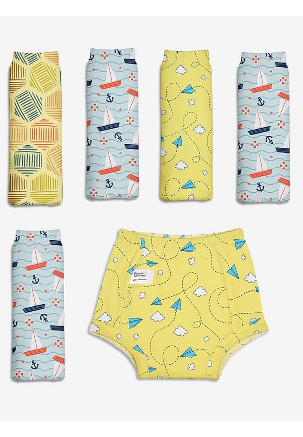 100% Cotton Padded Pant Style Padded Underwear- Explorer Collection- 9-12  Months