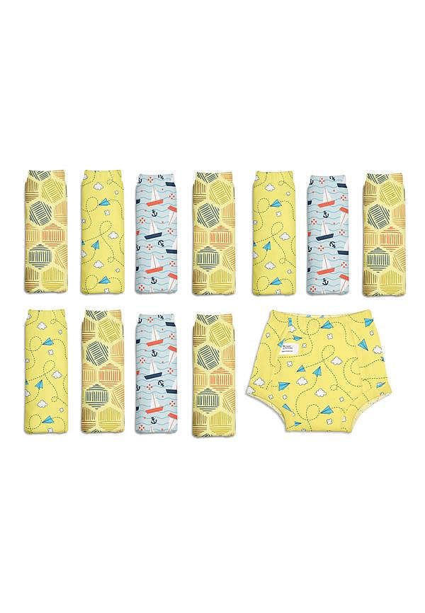 100% Cotton Padded Pant Style Padded Underwear- Explorer Collection- 3-4 Years
