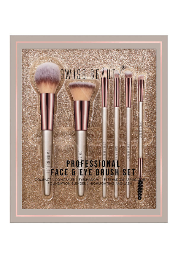Acrylic Bristle Professional Face and Eye Brush Set
