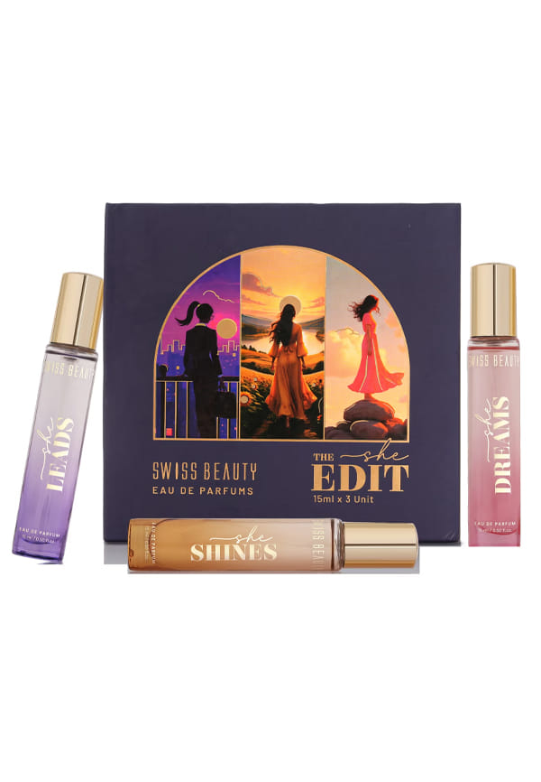 The She Edit , 3-In-1 Perfume Gift Box