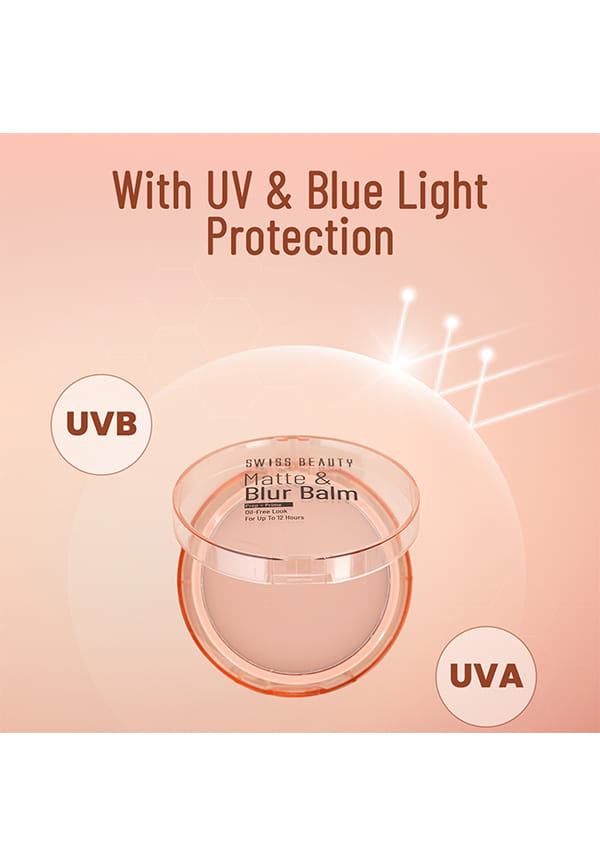 Matte & Blur Balm | Prep + Prime | 12-Hour Oil-Free Shine | With Vitamin E & B3 – thumbnail 3