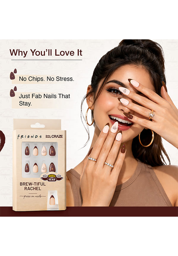 Craze Brew-Tiful Rachel Press On Nails – thumbnail 2