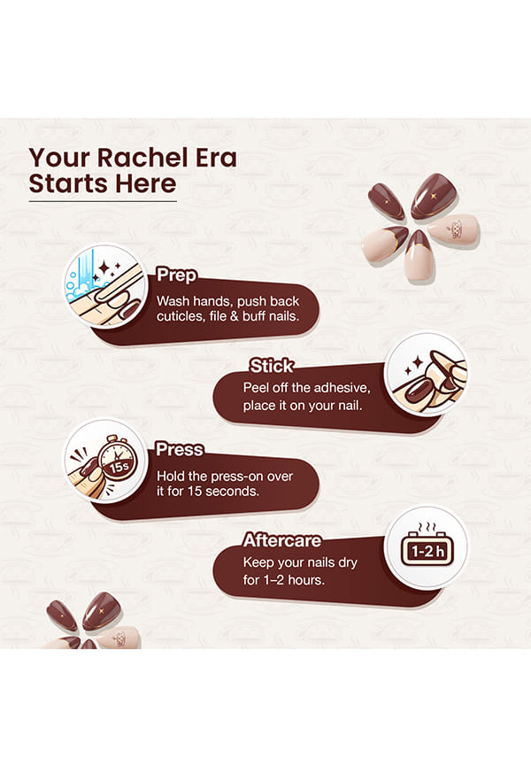 Craze Brew-Tiful Rachel Press On Nails – thumbnail 3