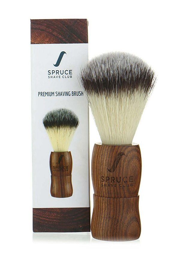 Genuine Wood Shaving Brush - Imitation Badger Hair