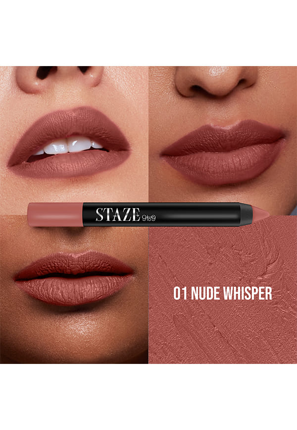 9to9 Pout On Matte + Smudgeproof Lip Crayon – thumbnail 2
