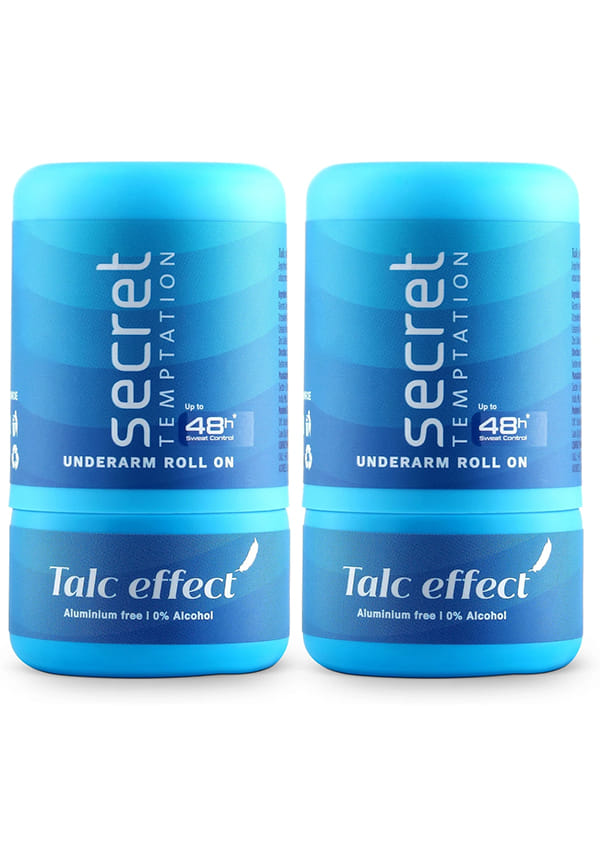 Talc Effect Roll-on for Women, Pack of 2 (50ml each) Talc Effect Roll-on for Women, Pack of 2 (50ml each)