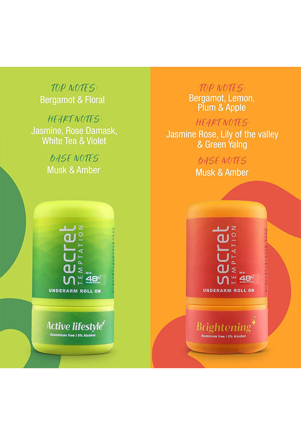 Active Lifestyle and Brightening Roll-on for Women, Pack of 2 (50ml each) – thumbnail 2