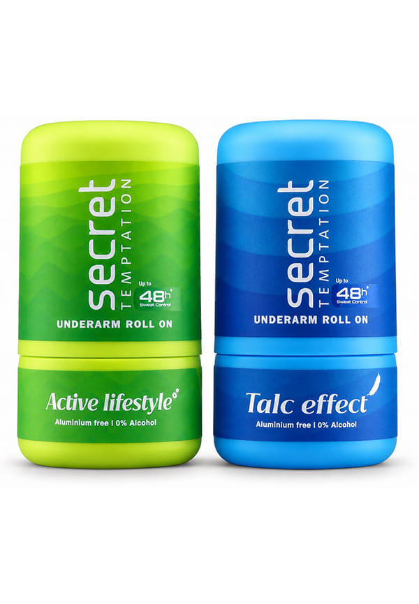 Active Lifestyle and Talc Effect Roll-on for Women, Pack of 2 (50ml each) Active Lifestyle and Talc Effect Roll-on for Women, Pack of 2 (50ml each)