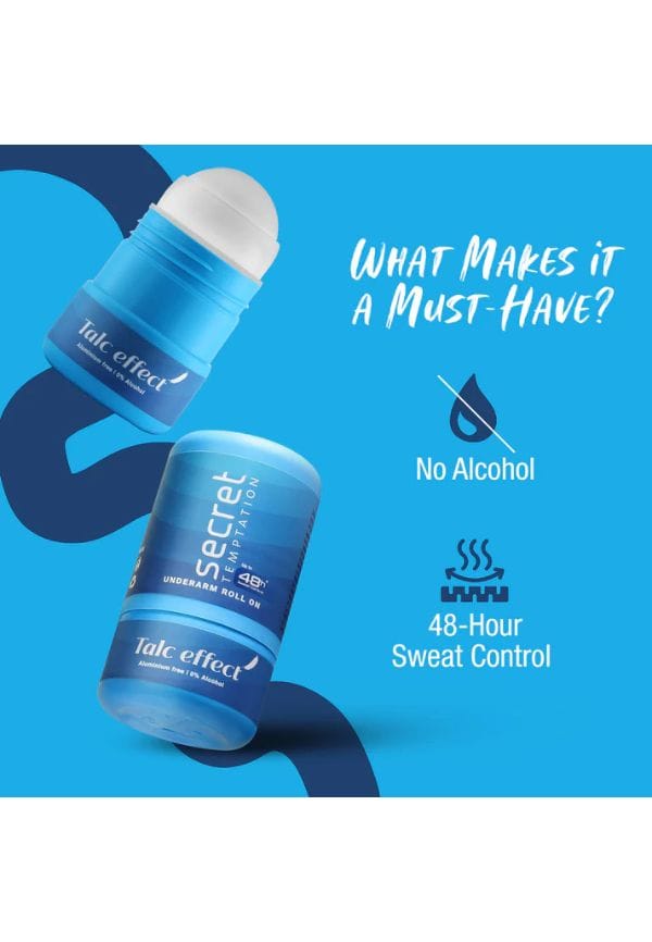 Talc Effect Roll-on for Women, Pack of 3 (50ml each) – thumbnail 2