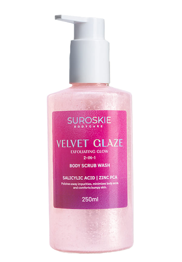 Velvet Glaze Exfoliating Glow 2-in-1 Body Scrub Wash