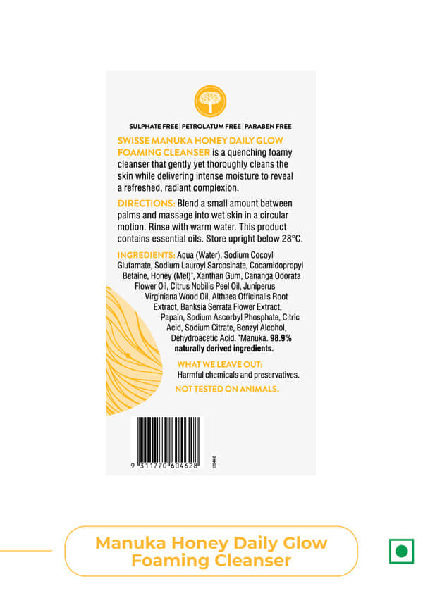 Skincare Manuka Honey Daily Glow Foaming Cleanser – thumbnail 3
