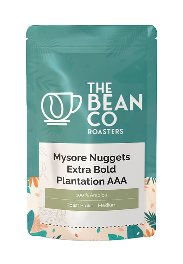 Mysore Nuggets Extra Bold AAA Roasted Coffee Ground - Channi Mysore Nuggets Extra Bold AAA Roasted Coffee Ground - Channi