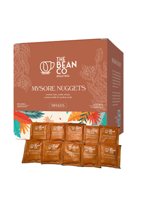 Mysore Nuggets Extra Bold & Plantation AAA Single-Use Coffee Sachets
