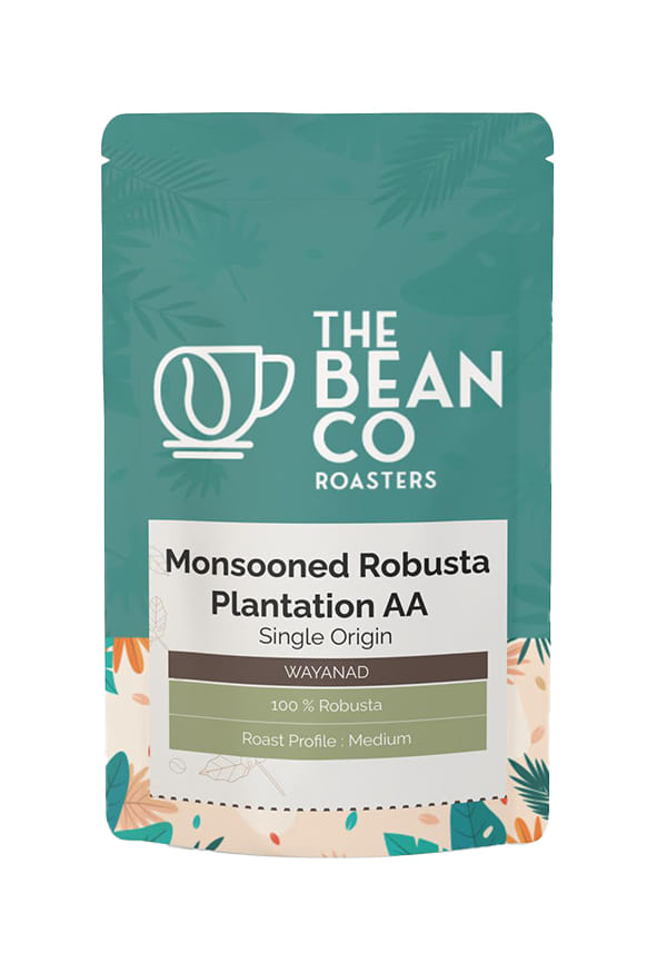 Plantation AA Monsooned Robusta Coffee Beans - GI-Tagged - Pour Over