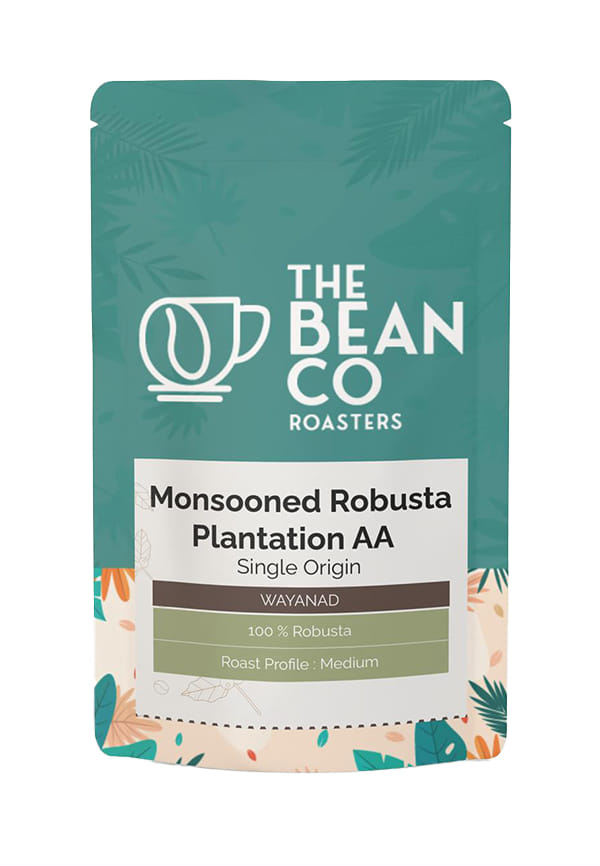 Plantation AA Monsooned Robusta Coffee Beans - GI-Tagged - Pour Over