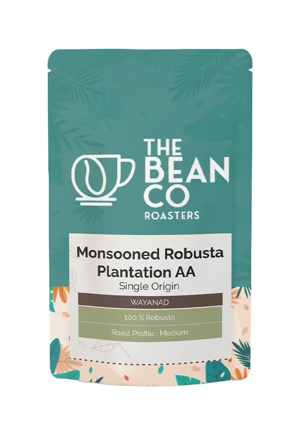 Plantation AA Monsooned Robusta Coffee Beans - GI-Tagged - French Press